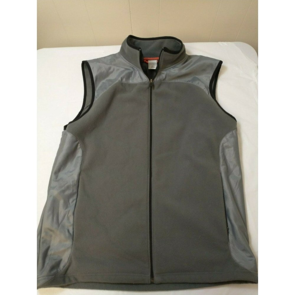 Old Navy Men's Gray Fleece Polyester Full Zip